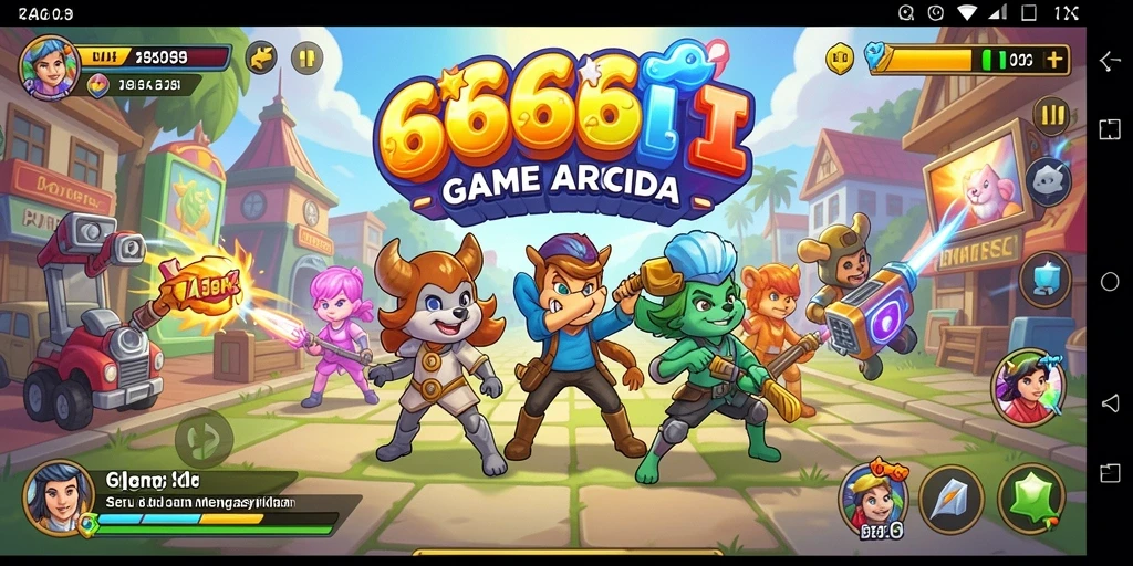 Tampilan gameplay seru dari 666I yang penuh tantangan.