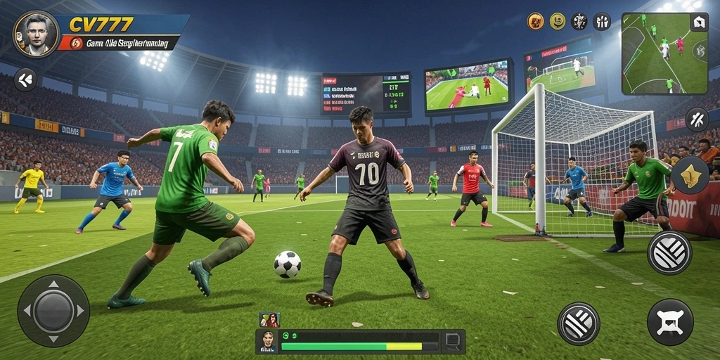 Tampilan gameplay yang seru dan menantang di CV777.