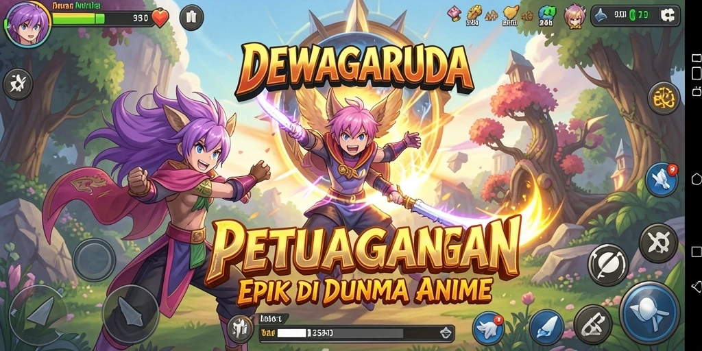Tampilan mendebarkan dari karakter dan dunia dalam DEWAGARUDA.