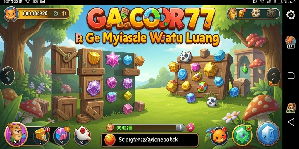 Screenshot GACOR77 menampilkan gameplay Puzzle yang mendebarkan.