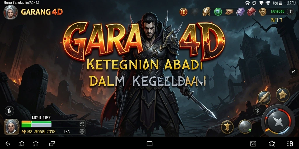Tampilan gameplay seram yang menegangkan dalam GARANG4D.