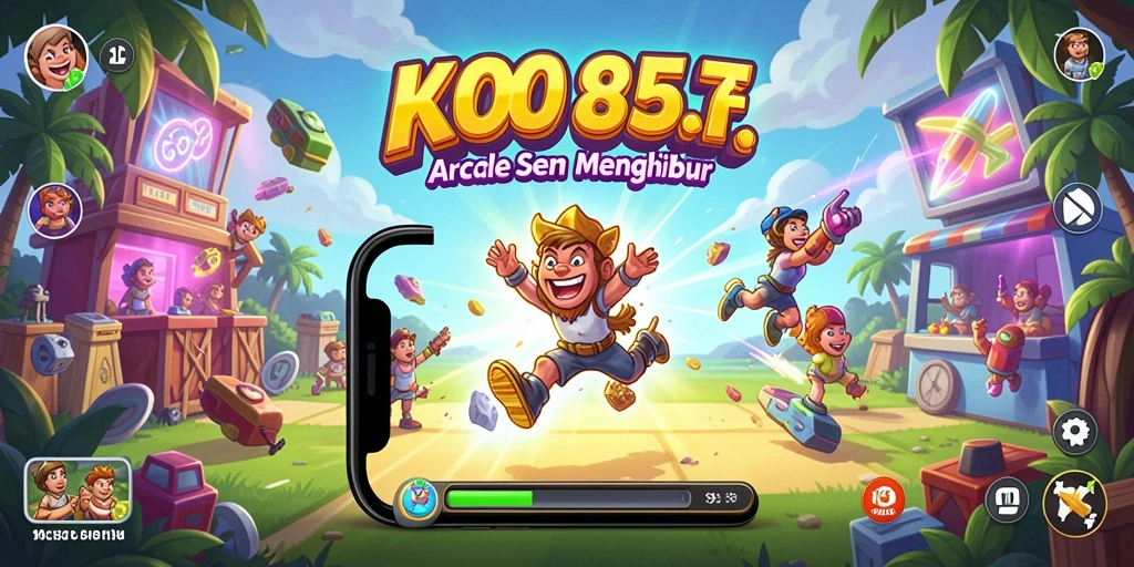 Tampilan gameplay seru dan penuh warna dari KO857.